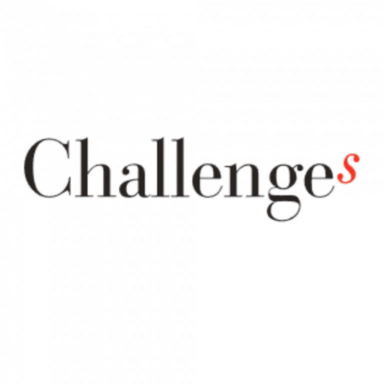 Logo du média Challenges s’appuyant sur l’expertise d’Invest Loc pour l’investissement en Lorraine