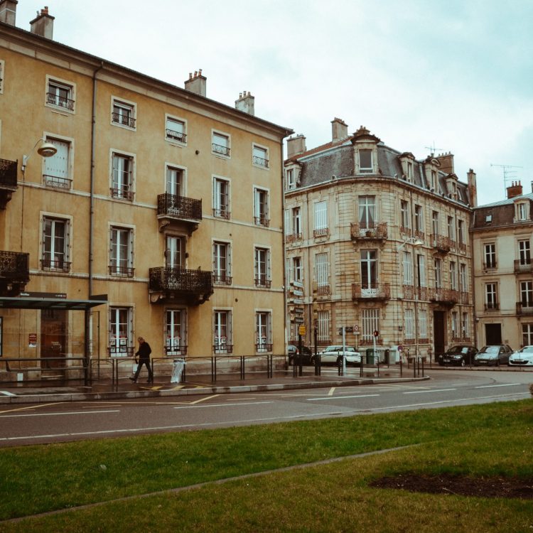 NANCY, FRANCE - Sep 09, 2020: Beautiful landscape shot of the historical architecture of Nancy, France during a cloudy winter day.